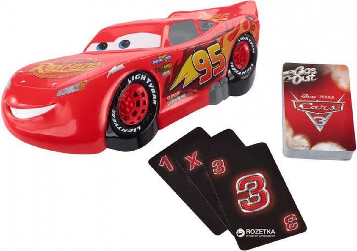 Gas Out bordspel Cars Bliksem McQueen