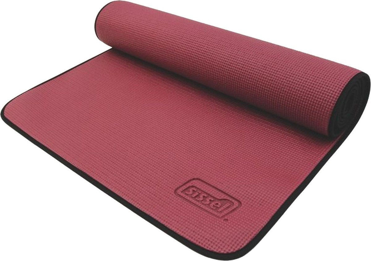 Sissel Pilates en Yoga mat - Bordeaurood | 180x60x0