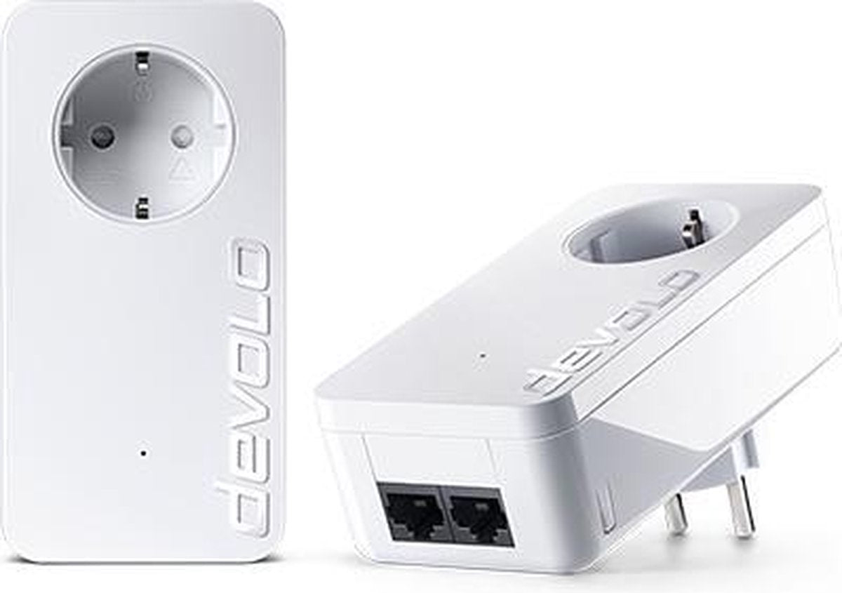 Devolo dLAN 1000 duo+ 1000 Mbit/s Ethernet LAN Wit 2 stuk(s)