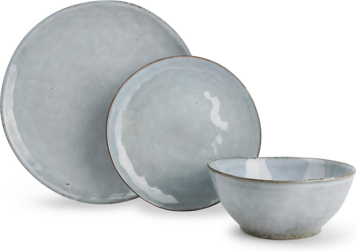 Salt&Pepper Artisan - Serviesset - 12-delig - Voor 4 personen - Blauw