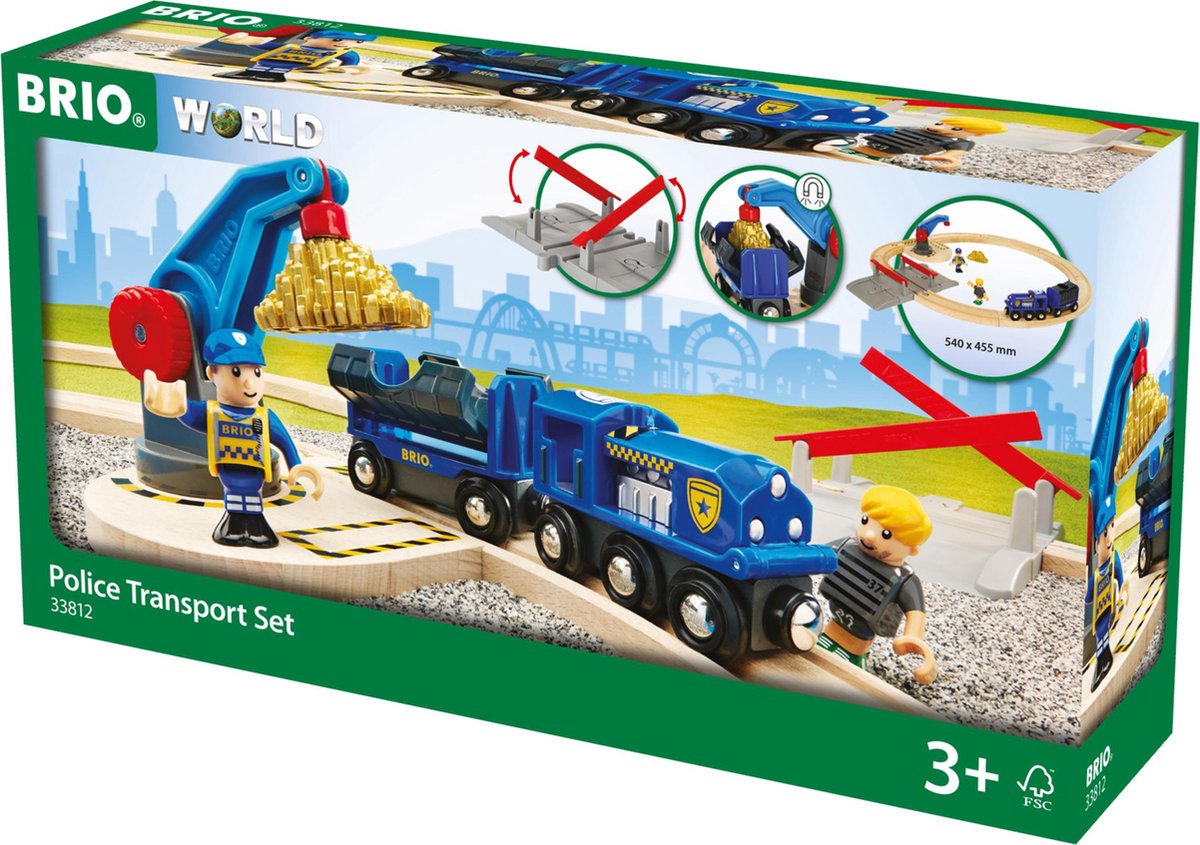 BRIO Politie transport set - 33812
