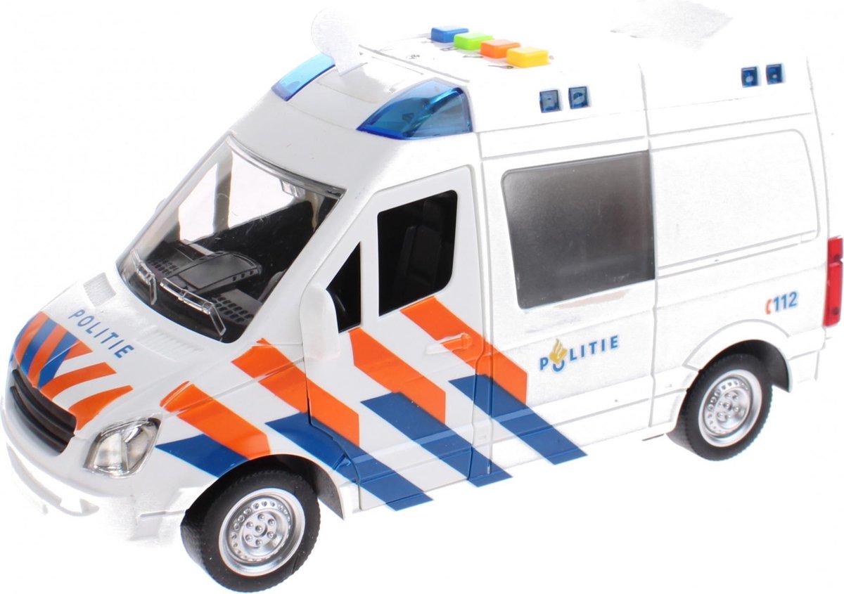 Toi-Toys Auto pb: politiebus licht/geluid 22 cm