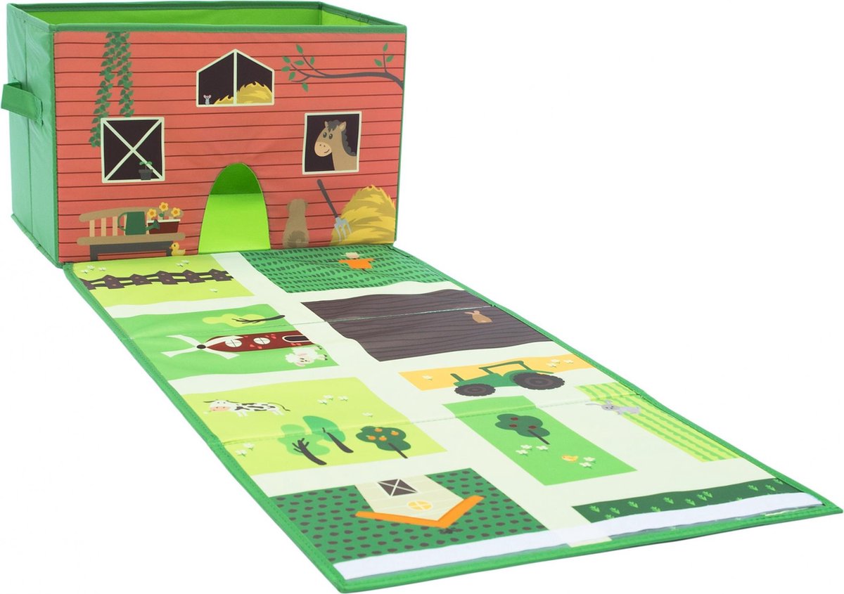 Achoka Speelkleed Boerderij Play En Store 38 X 26 Cm 24 L
