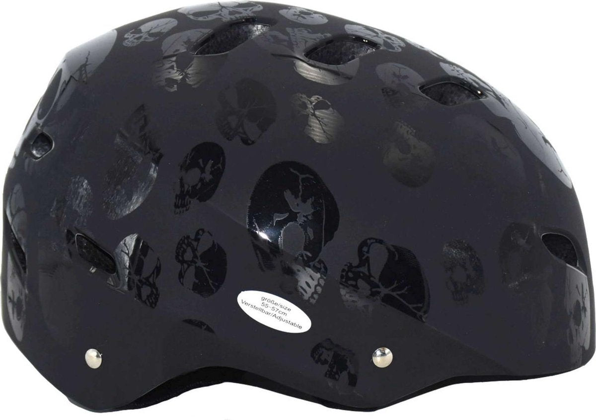 Volare Fiets/Skatehelm - Skull - 55-57 cm