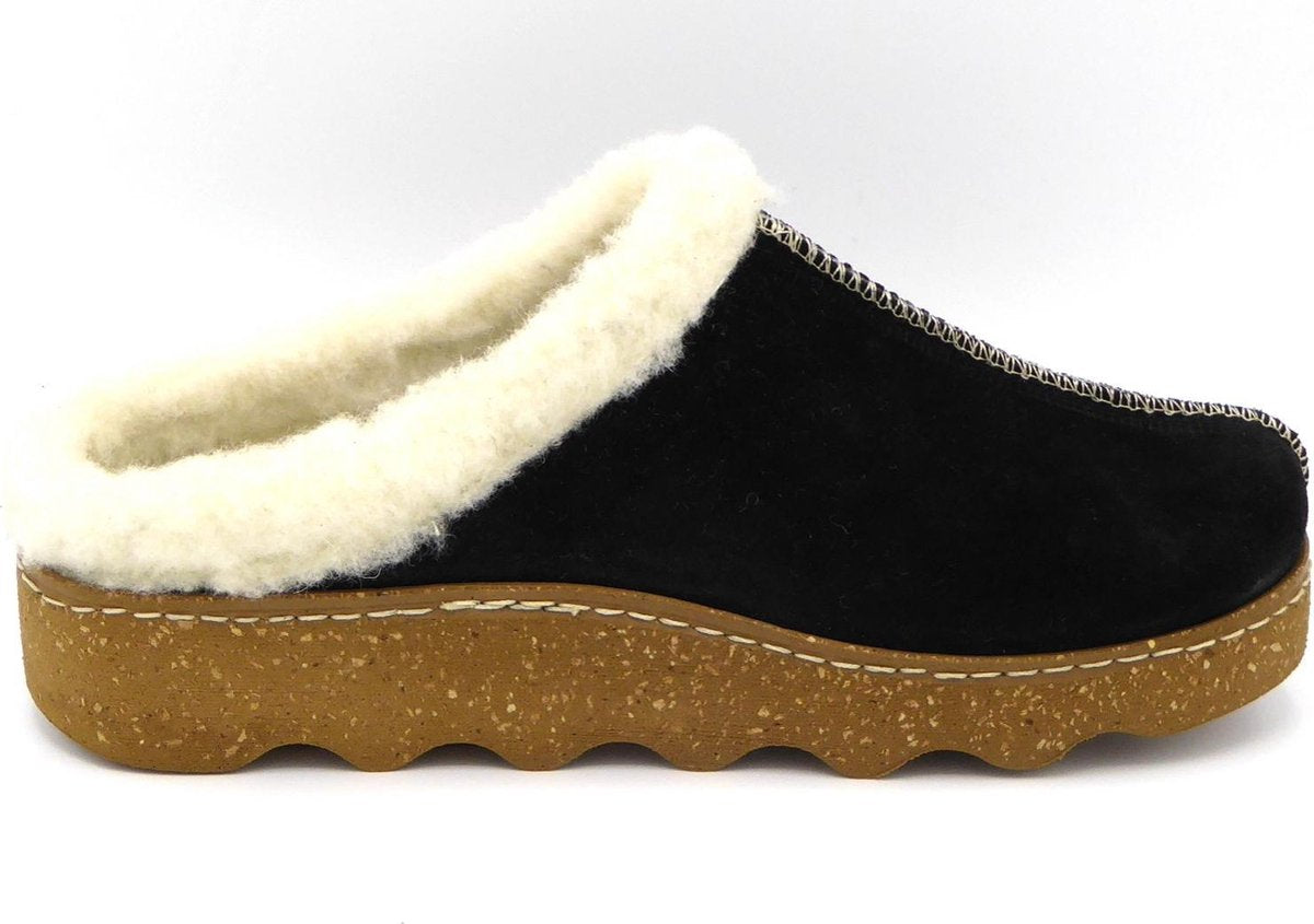 Rohde Dames Pantoffel Muil 6125-90 Zwart - Maat 38
