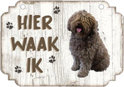 Waakbord | Hier Waak Ik: Spaanse Waterhond