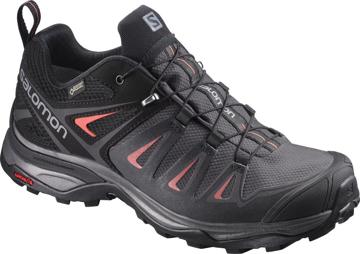 Salomon X Ultra 3 Gtx Wandelschoenen Dames - Magnet / Black / Mineral Red - Maat 42