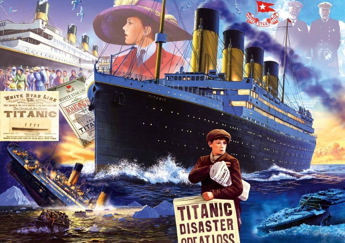 Titanic Bluebird - 1000 stukjes - Legpuzzel