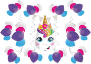 e-Carnavalskleding.nl Feestpakket Unicorn versiering | Unicorn pakket Medium | Unicorn Kinderfeest pakket M