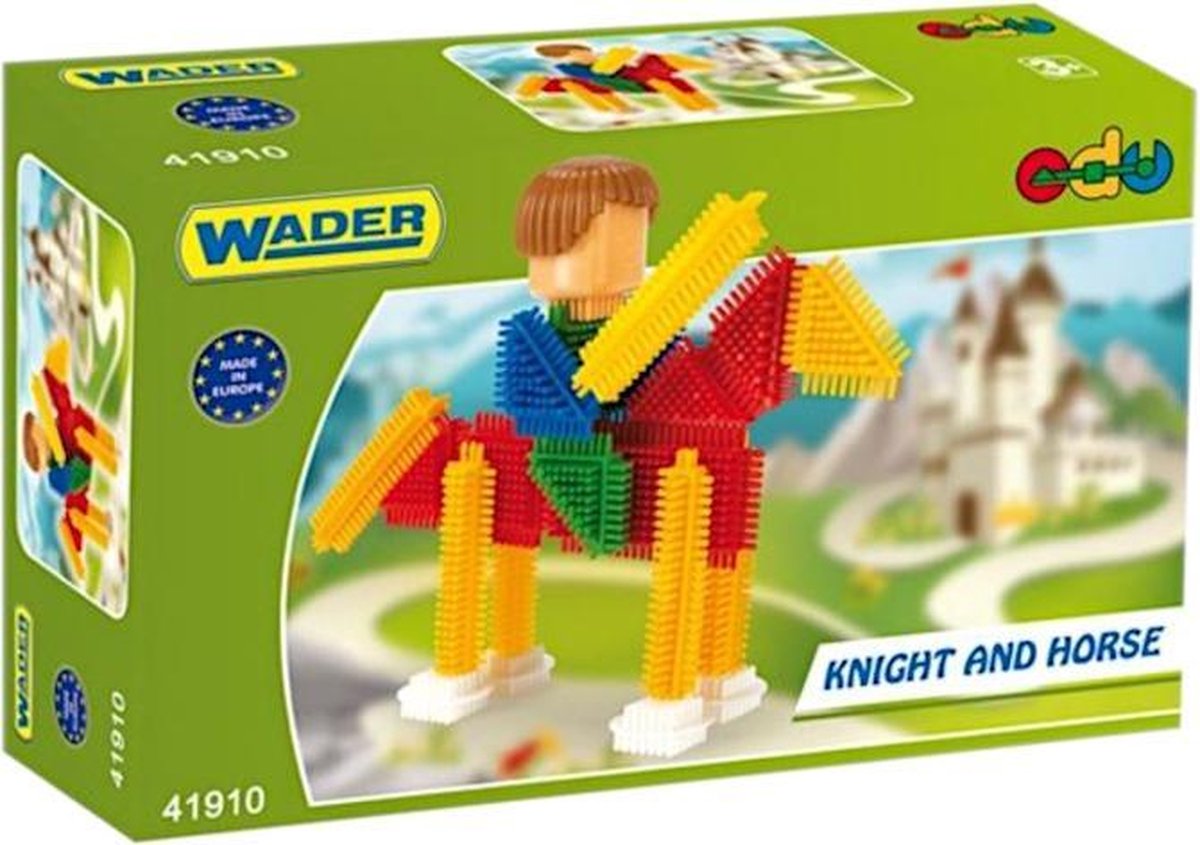 Wader Bouwblokken Needle Blocks Knight And Horse