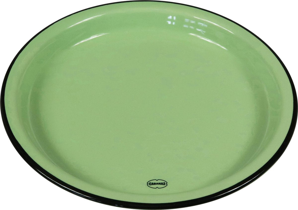 Cabanaz Eetbord Medium 22 Cm Keramiek Groen