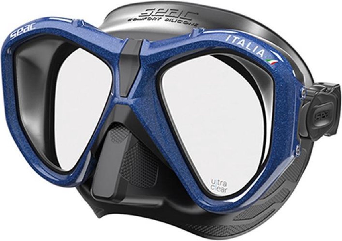 Seac Italia Duikbril Blauw/Metal