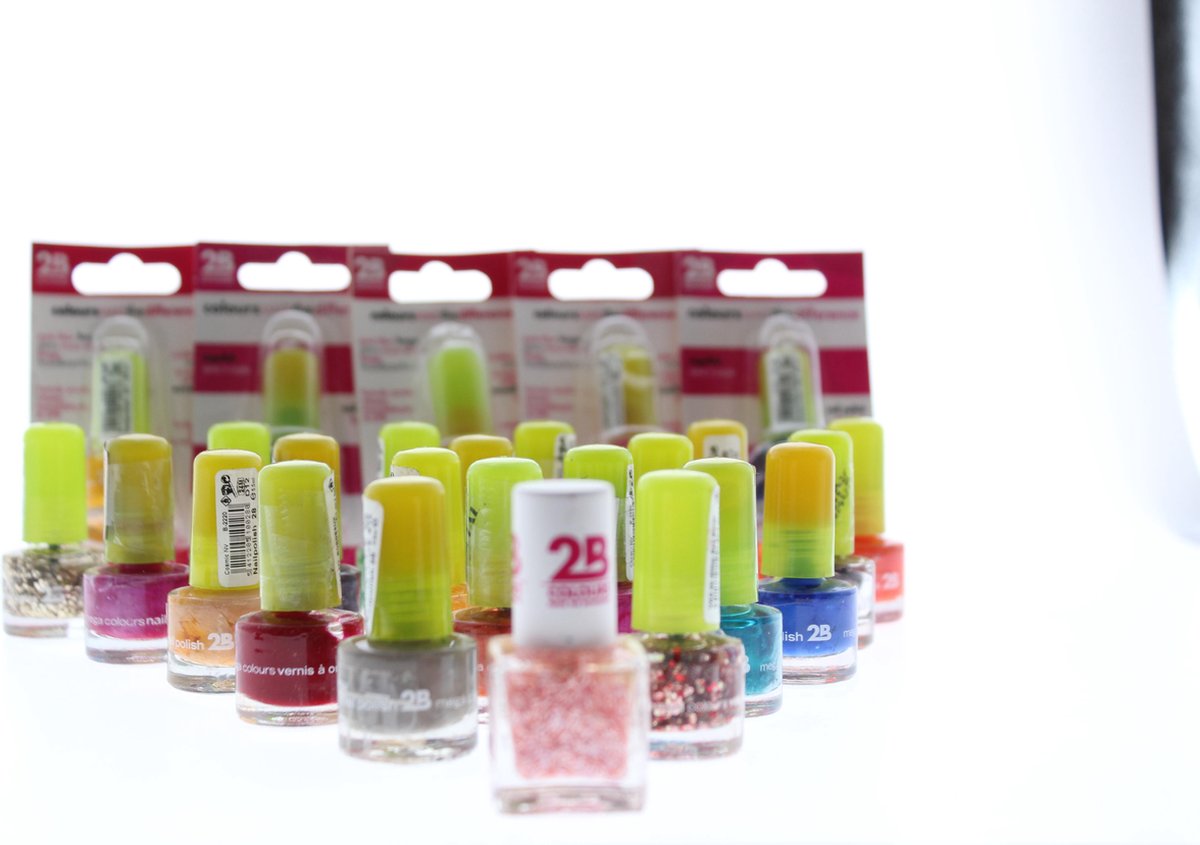 Assortiment nagellak 2B - verschillende kleuren 30 stuks