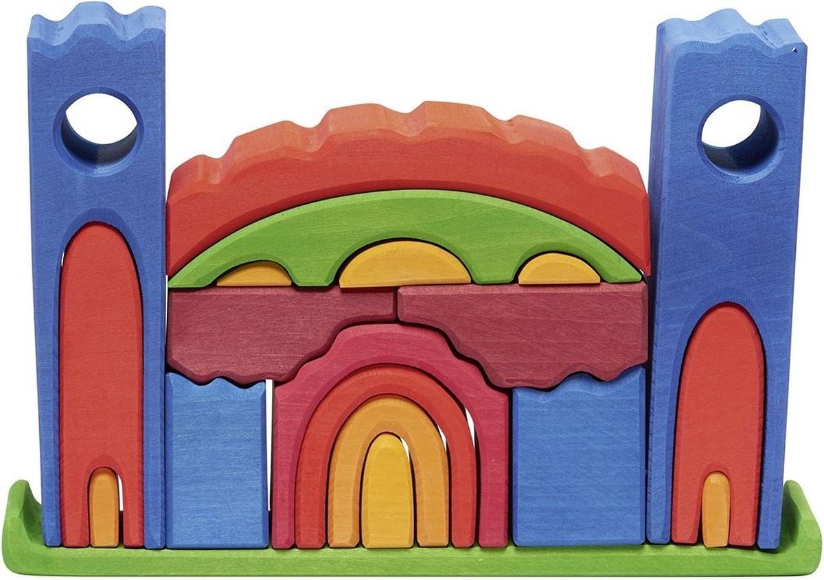 Glückskäfer Houten Kasteel 27 Cm Multicolor 22-delig