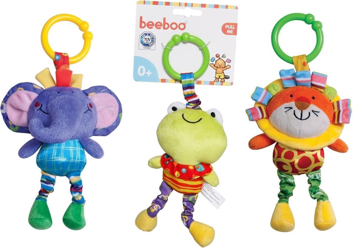Beeboo activiteiten speelgoed voor kinderwagen Assorti