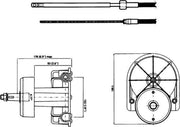 Ultraflex Stuurkop T85 Stuurkop T85 Zwart
