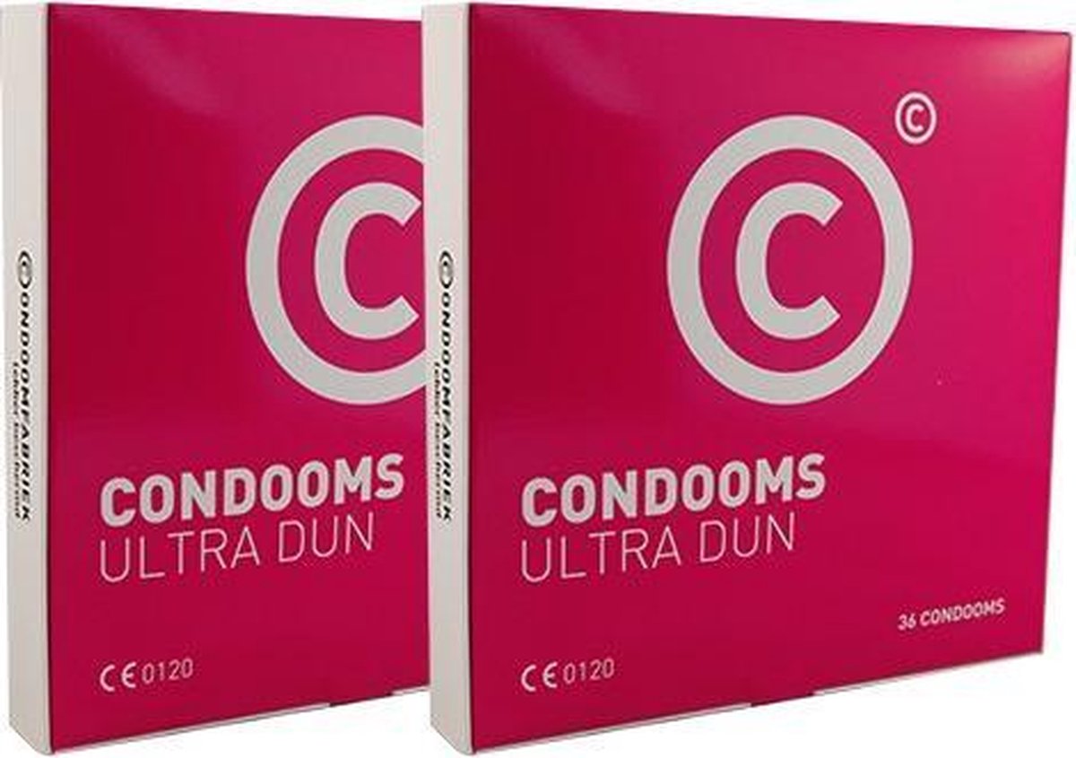 Condoomfabriek Condooms - Ultra Dun Feeling Condooms - 72 stuks