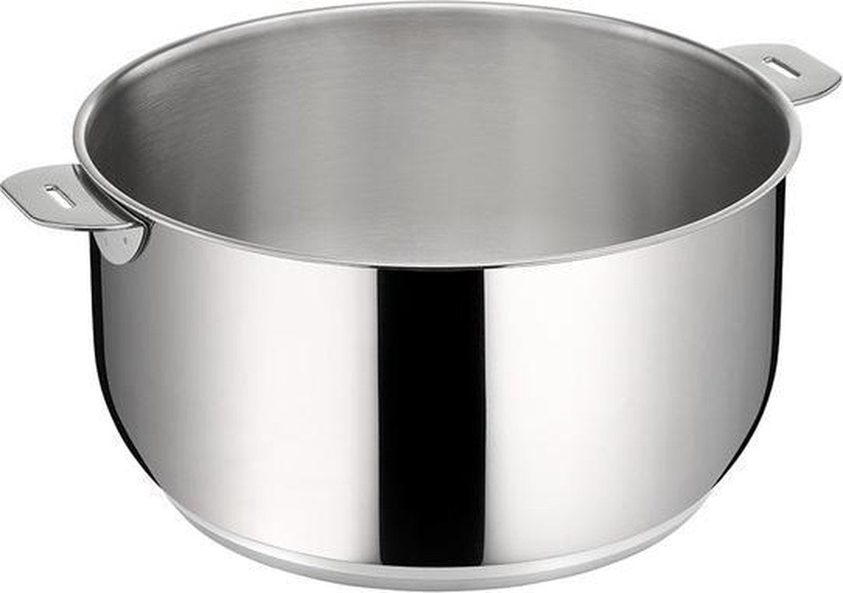 Lagostina Salvaspazio Hoogwaardig RVS Steelpan - 24 cm - 7.5L