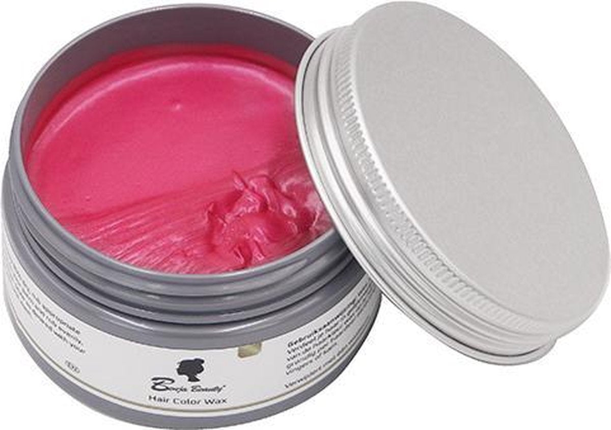 BenjaBeauty® Haarwax|Haarverf|Tijdelijk haarkleur verandering|Carnaval|Cosplay|Haarcrème|Rood