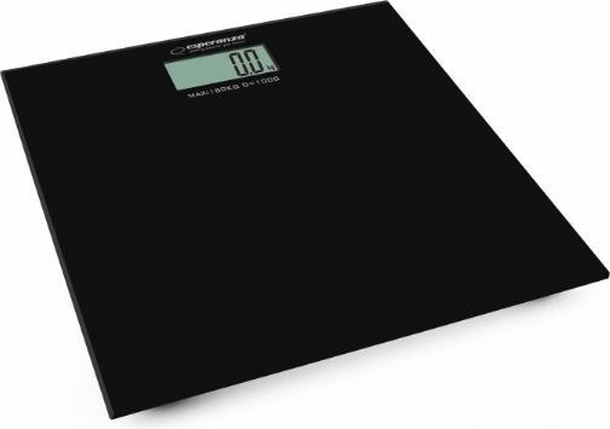 Esperanza EBS002K Elektronische weegschaal - Digitaal - Glas - Zwart