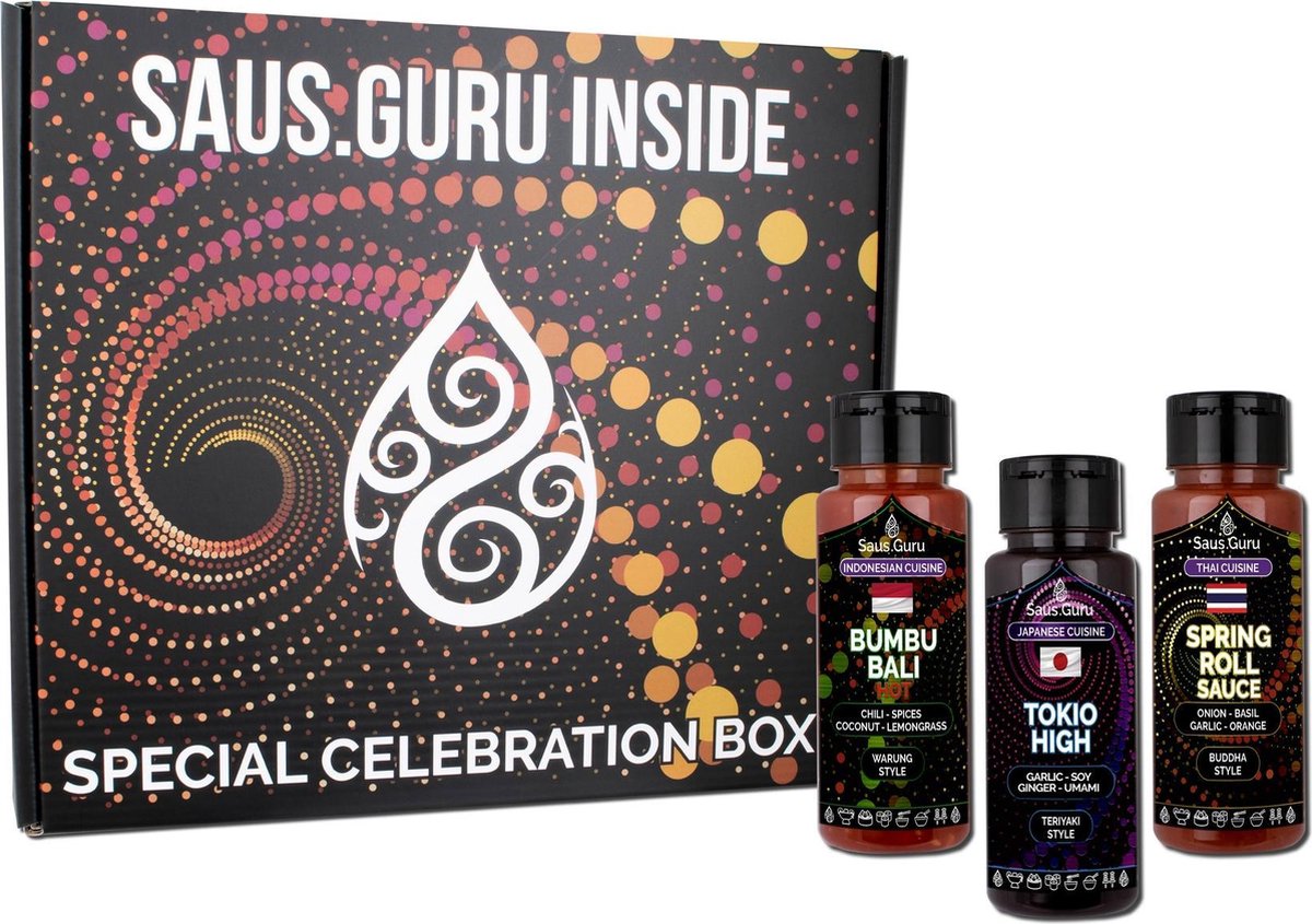 Saus.Guru Cadeau Doos Asian Collection Nr.1