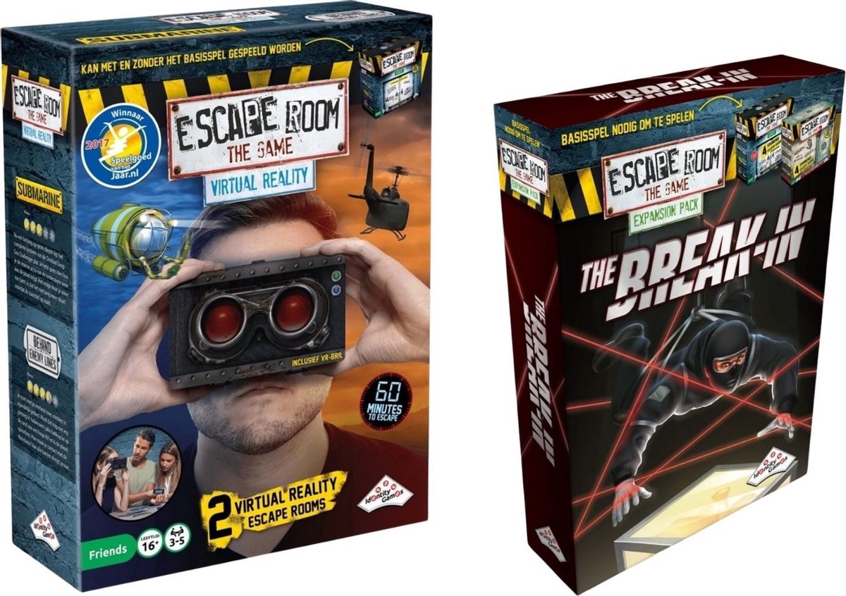 Escape Room Uitbreidingsbundel - 2 Stuks - Virtual Reality VR & The Break-in
