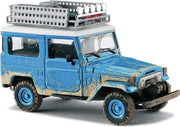 Busch - Toyota Landrover Cruiser J4 Offroad Blau 1960 (2/21) * - BA43023 - modelbouwsets