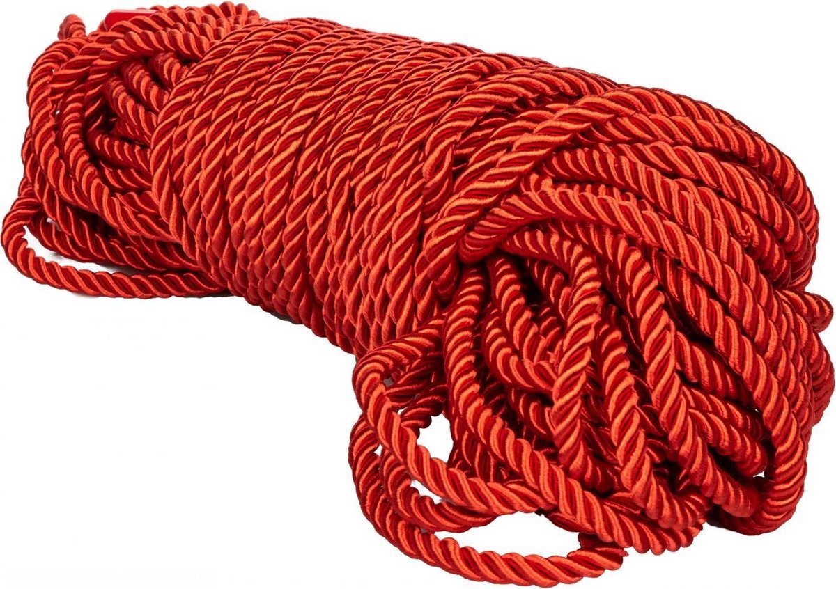Schandaal BDSM touw 30cm - rood