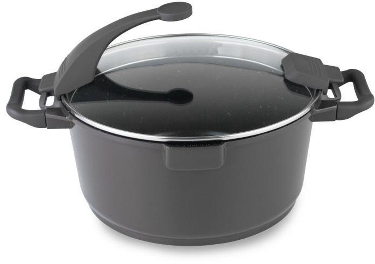 BergHOFF Kookpot met deksel 28 cm - Virgo Zwart