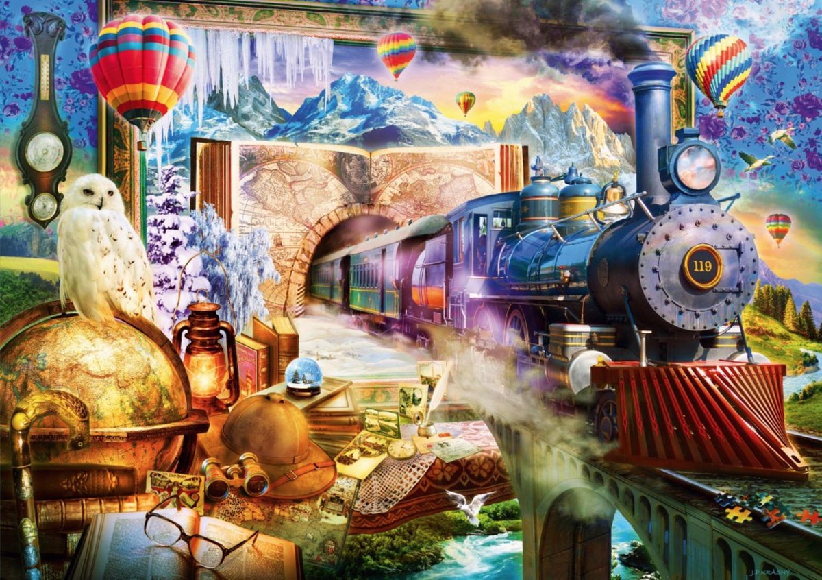 Magical Journey Bluebird legpuzzel1000 stukjes