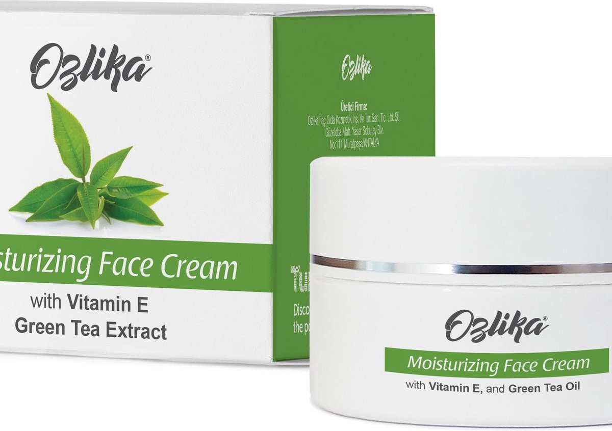 Ozlika Mousturiserende gezichtscrème met extract van groene thee 45ml
