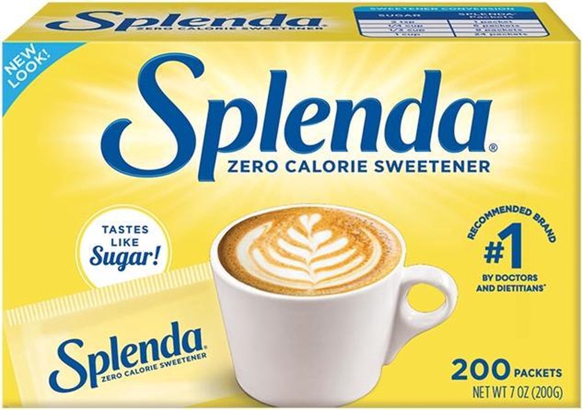 Splenda Packets | 200 Zakjes | 200 zakjes  | Snel afvallen zonder poespas!