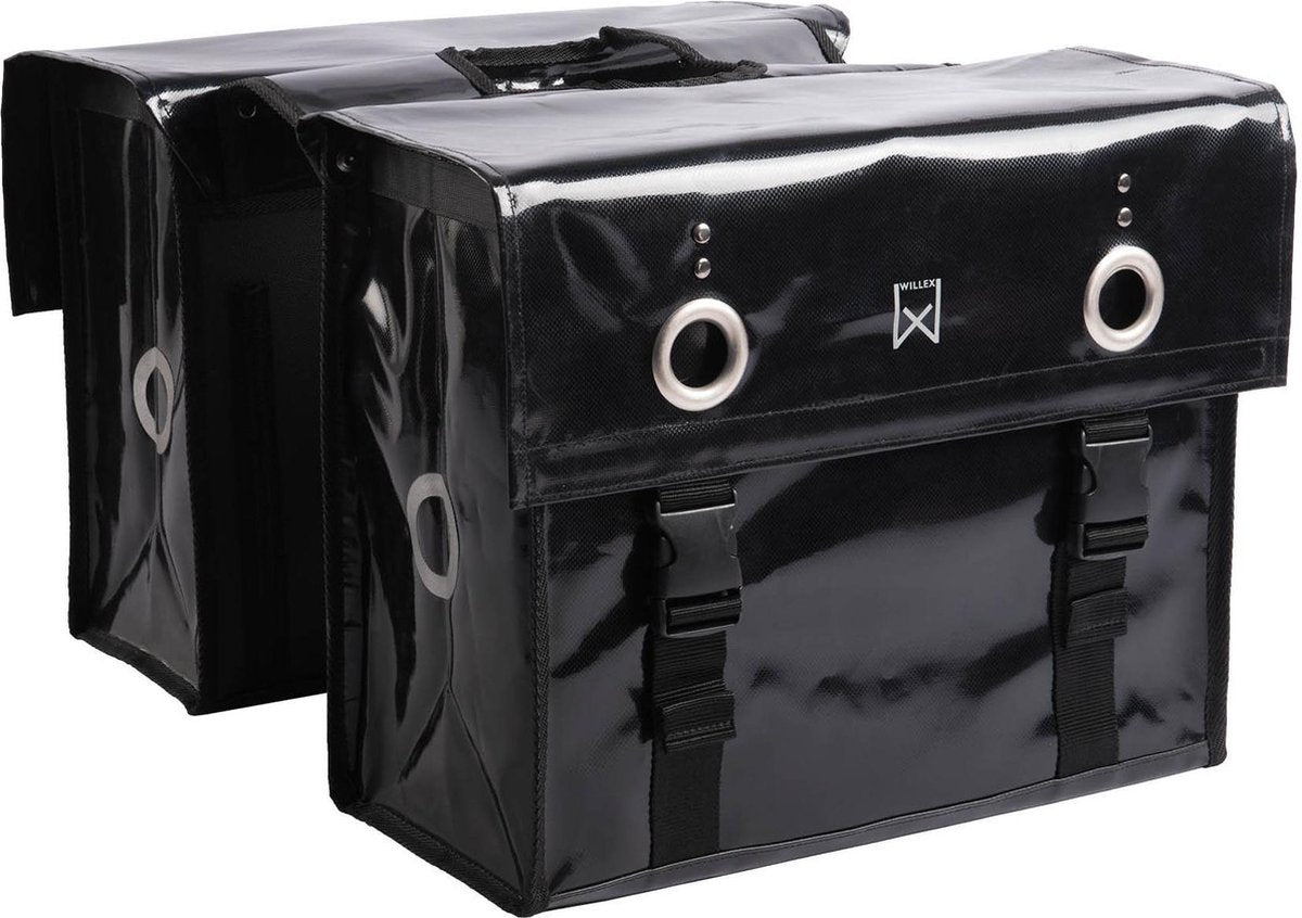 Willex Dubbele Fietstas - 52 l - Zwart