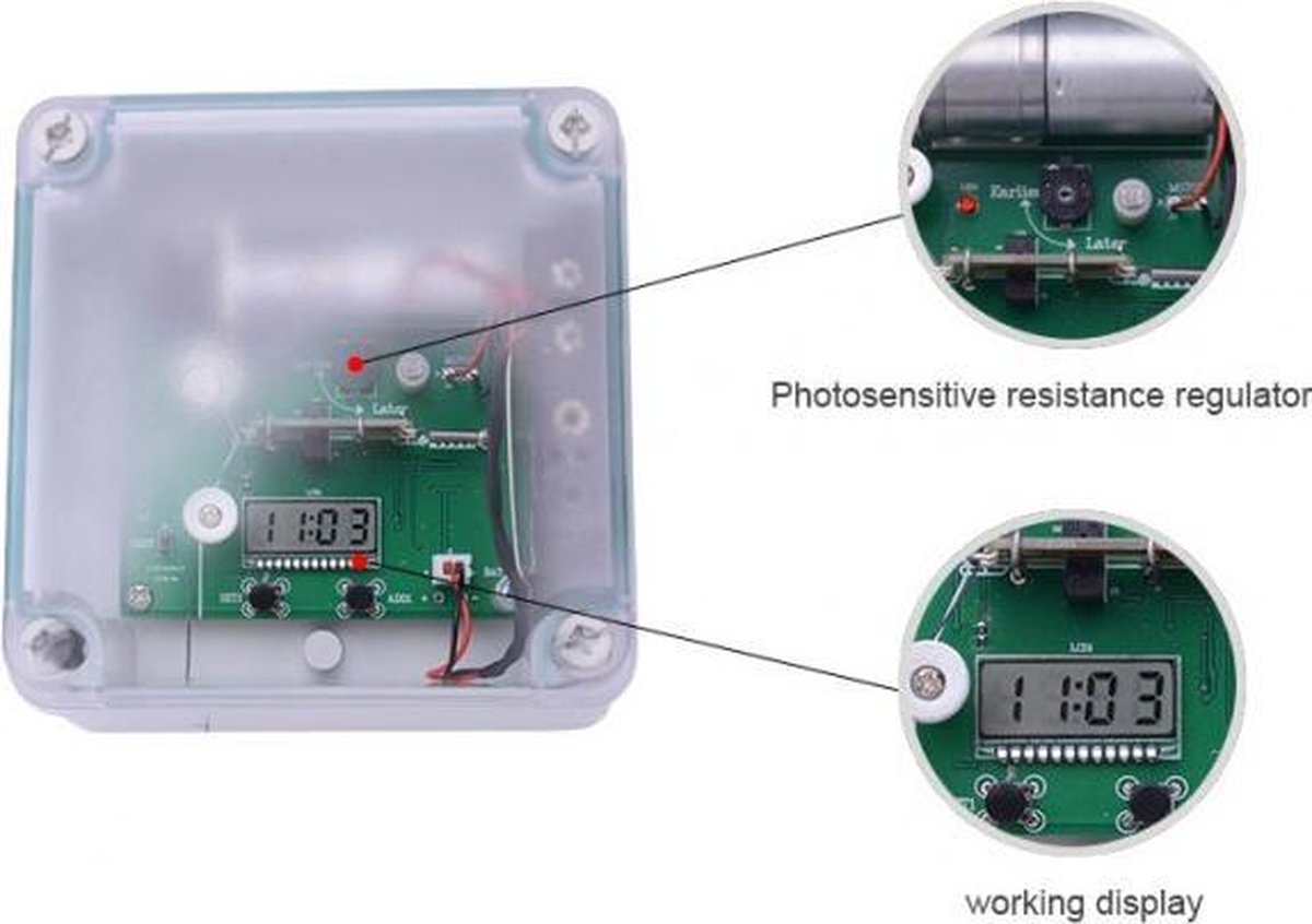 Automatische hokopener Kippenshop