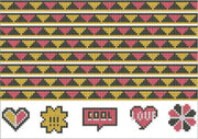 Diamond Painting Stickers- strepen- NR.1