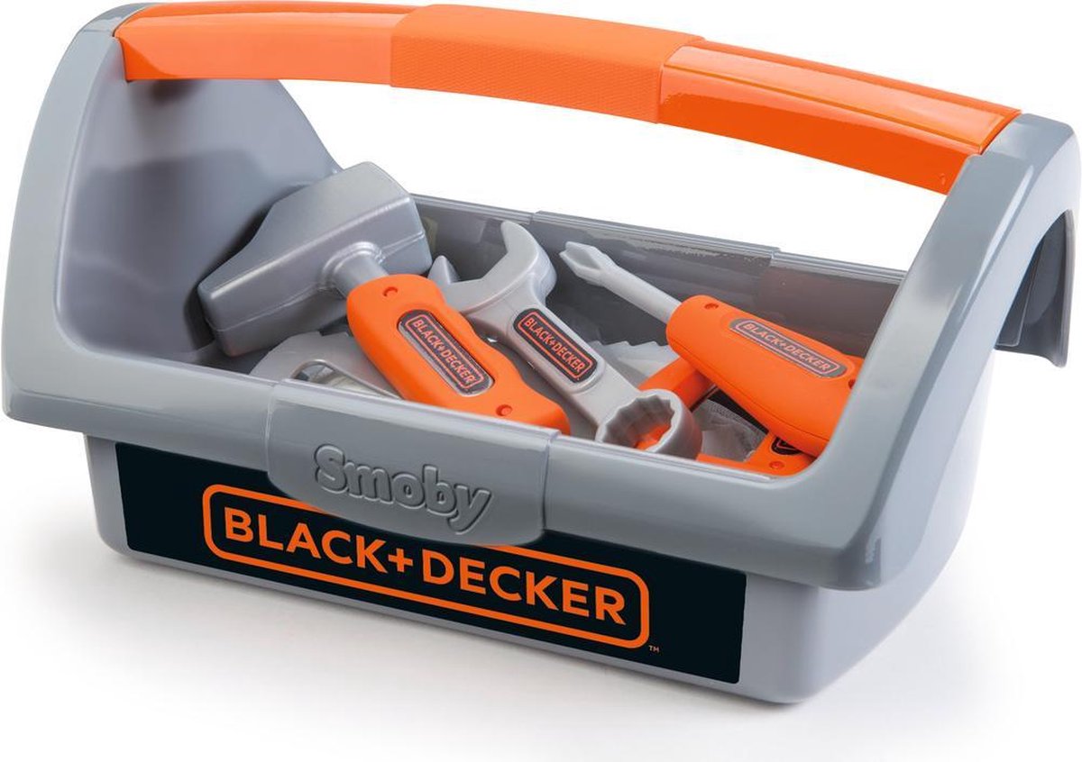 Smoby - Black+Decker gereedschapskist met gereedschap