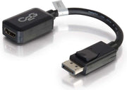 20cm DisplayPort M to HDMI F BLK