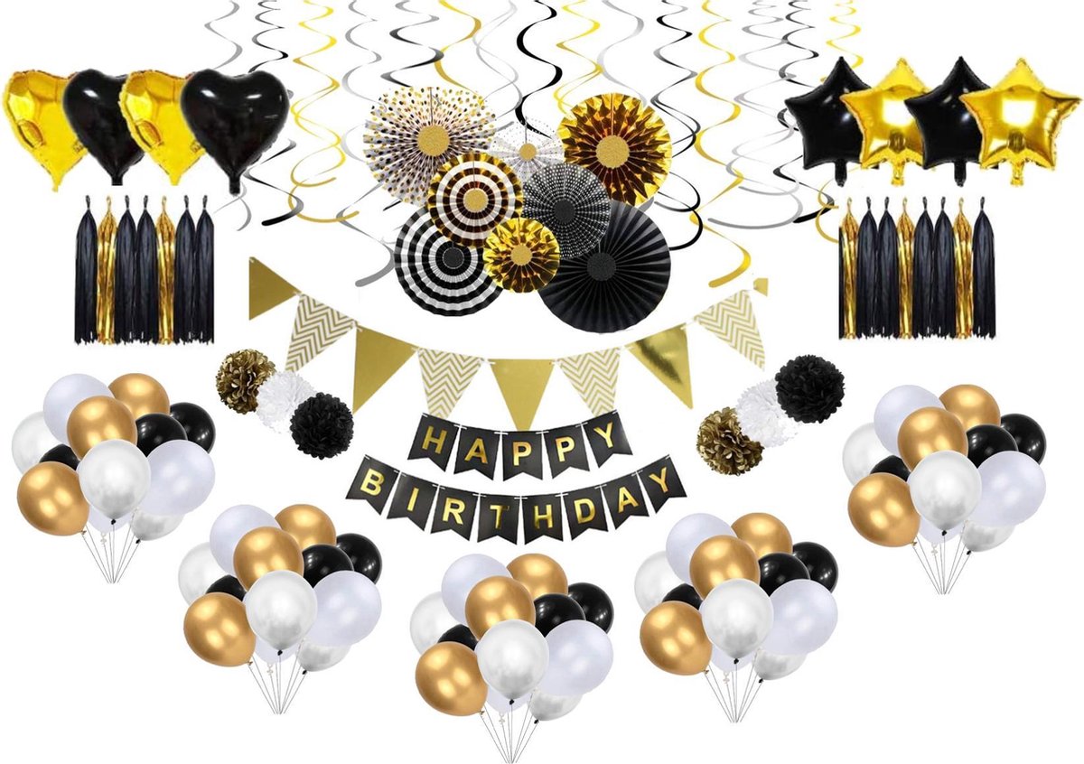 Perow XXL Ballonnen pakket - Goud