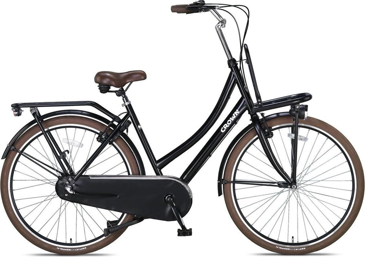 Crown Istanbul Transportfiets 28 inch 53cm 3v Zwart