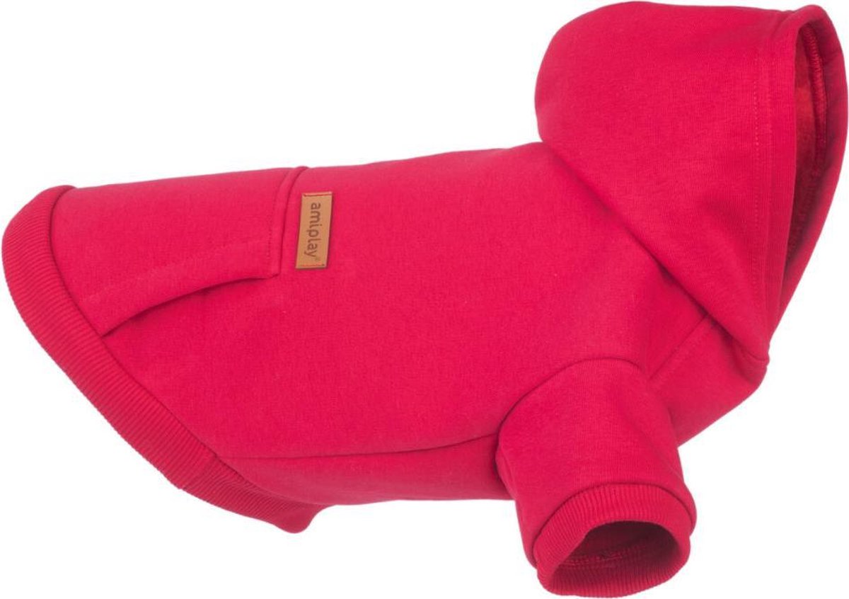 Hoodie voor honden Texas Amiplay - rood