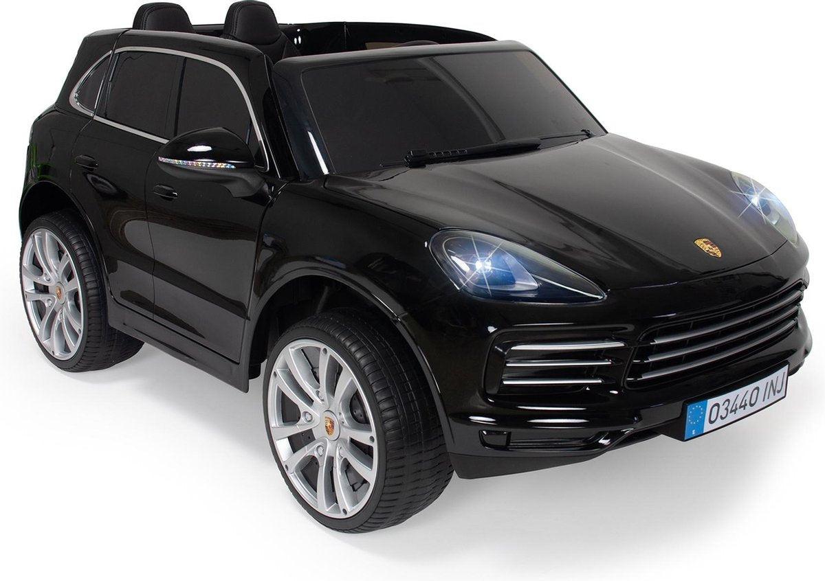 Injusa Accuvoertuig Porsche Cayenne S Junior 12v 134 Cm Zwart