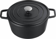 Kustaa casserole pan Black Satin -  Ø20 CM - Gietijzer - Zwart