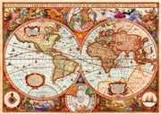 Lamdkaart Vintage map 1000 Blue Bird