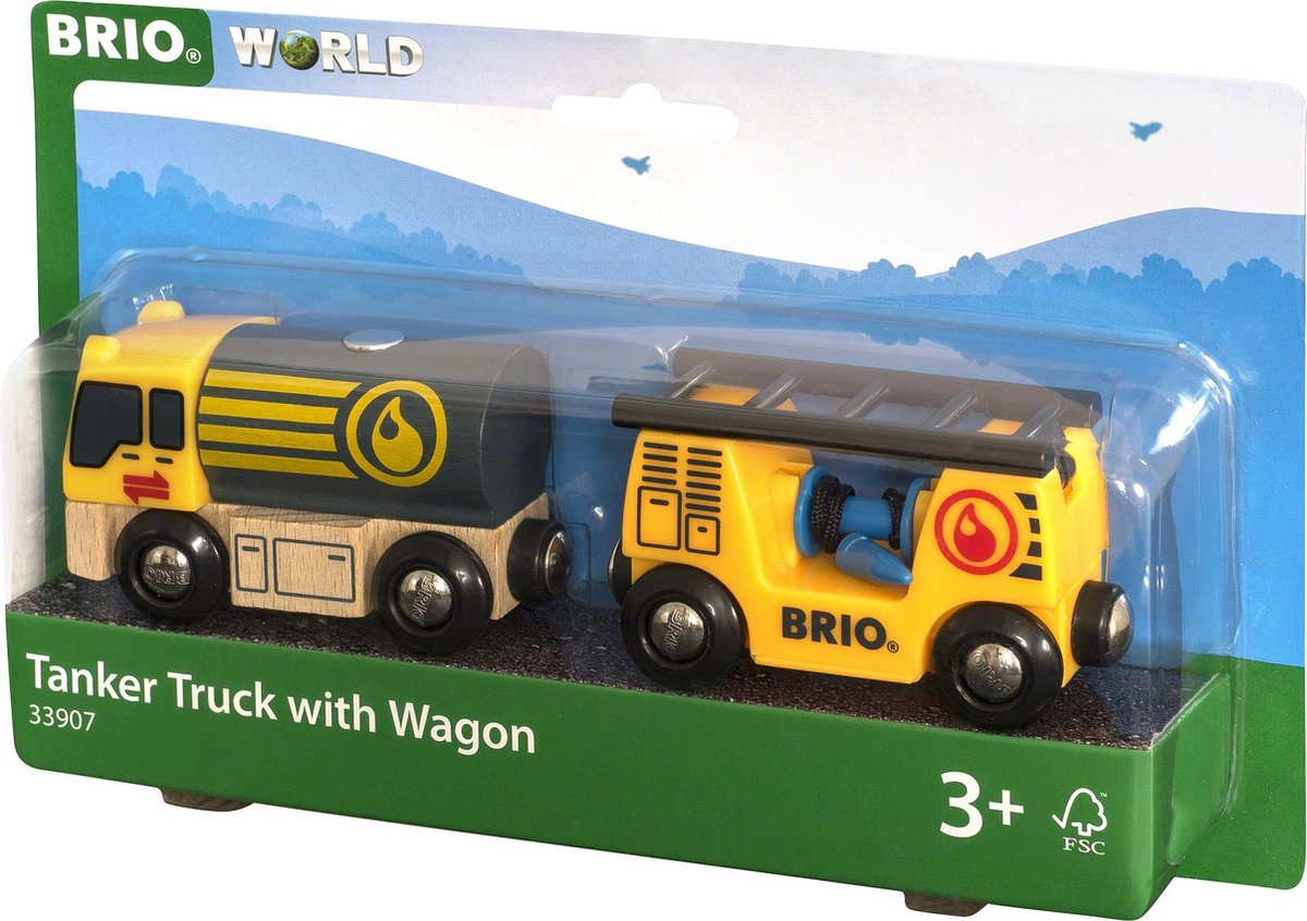 BRIO Tankwagen met aanhanger - 33907