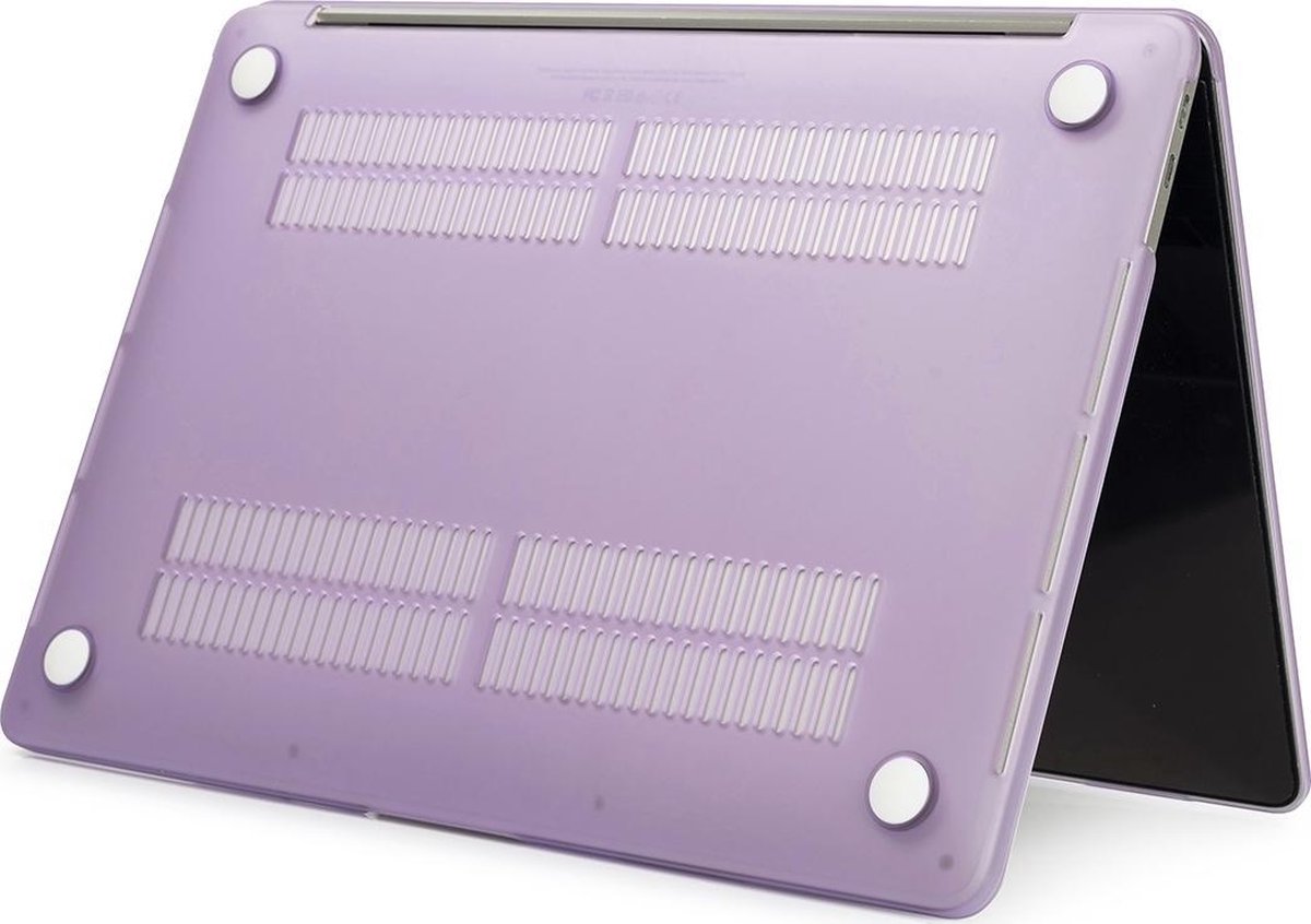 Mobigear Matte Case voor de MacBook Pro 16 inch A2141 - Paars