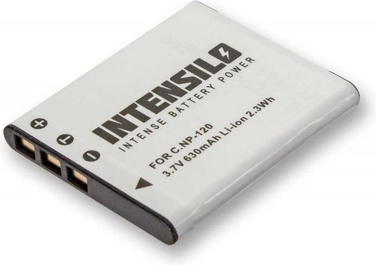 VHBW Camera accu compatibel met Casio NP-120 / 630 mAh