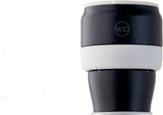W10 Hazlewood - RVS opvouwbare thermos/reisbeker - 340 ml - Zwart - Voor zowel warme als koude dranken