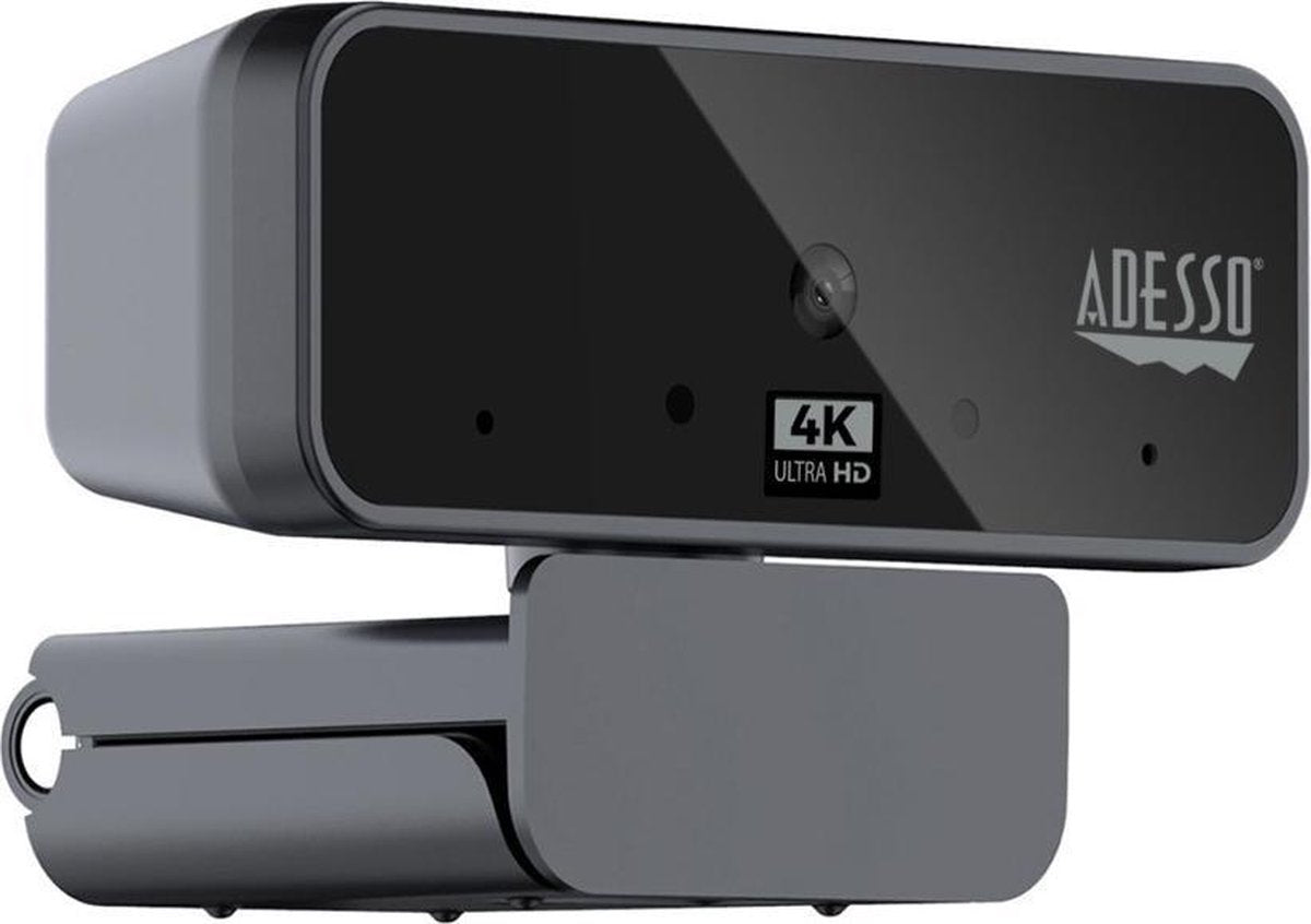 Adesso CyberTrack H6 webcam 8 MP 3880 x 2160 Pixels USB 2.0 Zwart