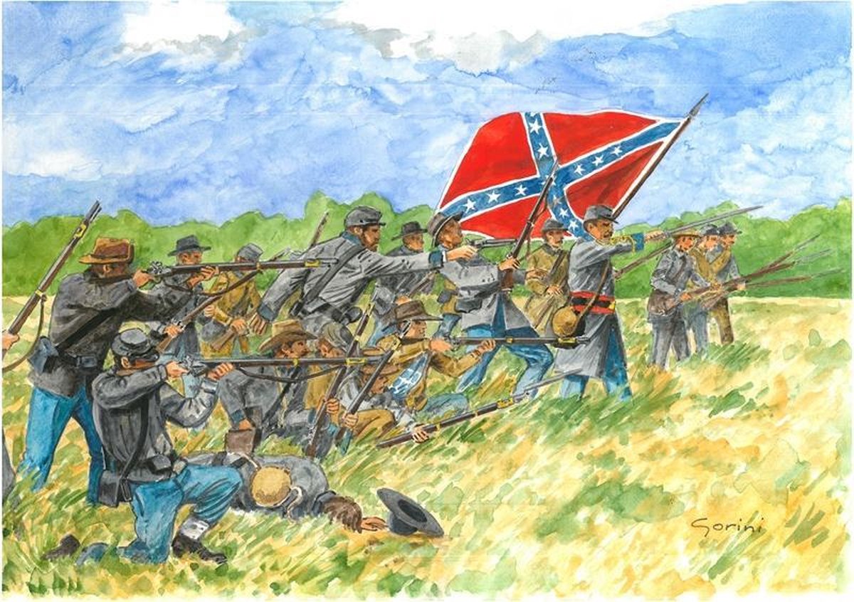 Italeri - Confederate Infantry 1:72 (Ita6178s)