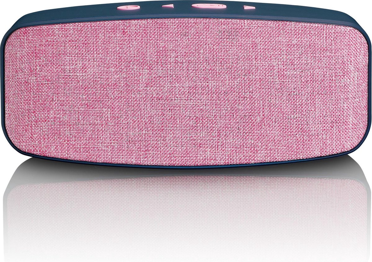 Lenco BT-130 - Bluetooth speaker met AUX-ingang - Roze